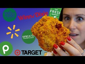 ONLY Grocery Store Fried Chicken for 24 HOURS - TOP Chains Ranked 🍗