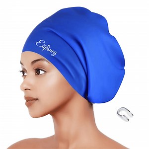 Large Swim Cap for Women Men, Waterproof Silicone Swimming Caps Ideal for Long Hair, Thick Curly Hair & Dreadlocks Braids Weaves Afro Hair - Keep Hairstyle Unchanged - Walmart.com