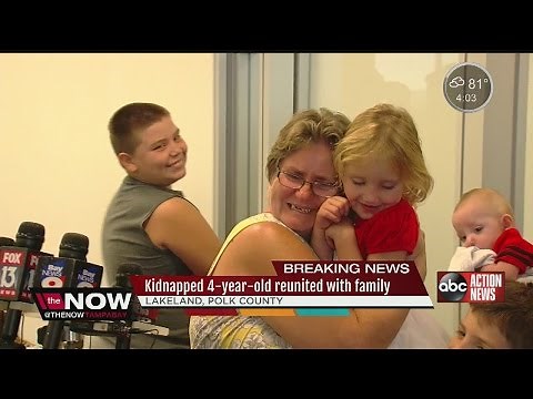 Kidnapped 4-year-old reunited with family
