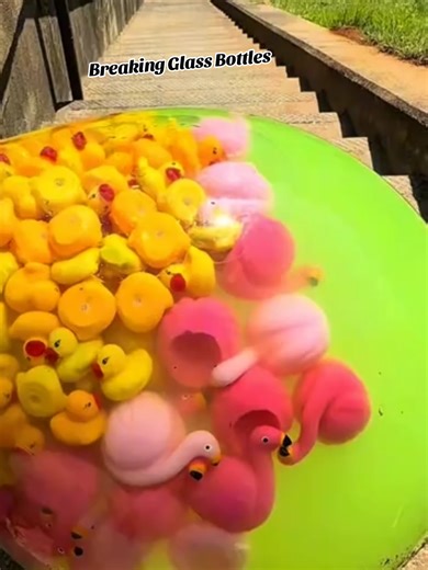 Breaking Glass Bottles And Amazing Balloon Blast #asmr #asmrsounds #asmrvideo #satisfyingvideo #glassbreaking