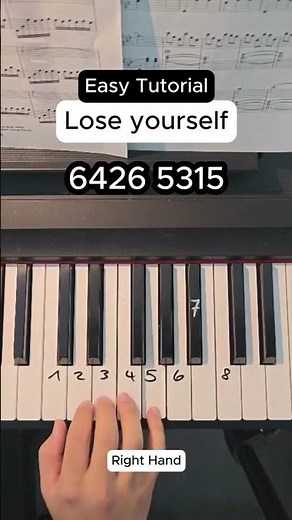 Lose yourself by Eminem Piano Tutorial #pianotutorial #piano #eminem #loseyourself