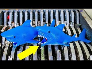 Squishy Sharks Destroyed! Shredding Stress Ball Squishy Bath Toy Sharks! What's Inside Water Toys?