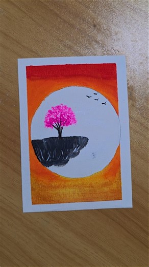 Moonlight Painting tutorial | #shorts #shortvideo #painting