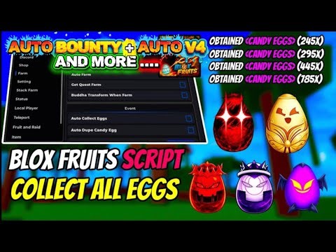 Blox Fruits Script | Easter Event Update | – Auto Farm EGG Hunt, Infinite EGG, auto farm ! NO KEY