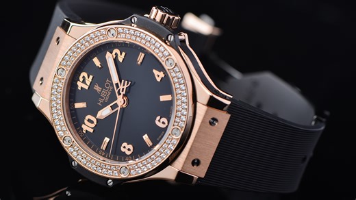 Hublot Big Bang 361.PX.1280.RX.1104 宇舶大爆炸系列玫瑰金原镶钻大三针38MM英女表