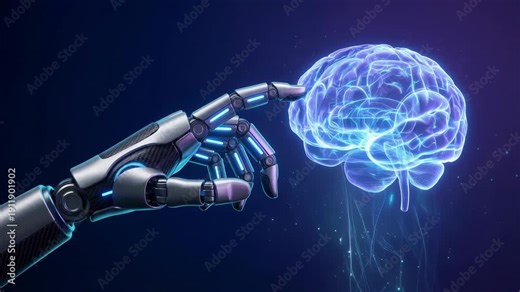 Robotic hand demonstrates precision technology in high tech hospital surgery operation with automated control system for advanced medical treatment and innovation using robotic operation
