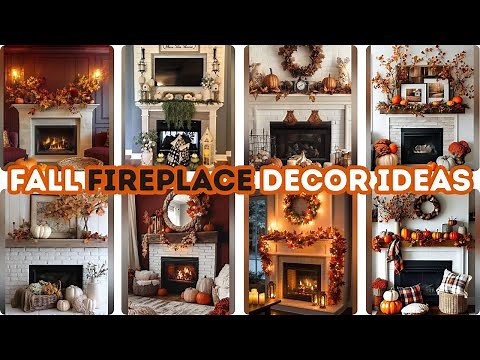 99+ Stunning Fall Fireplace Mantel Decorating Ideas 2025 | Cozy & Stylish Mantel Decorating Ideas