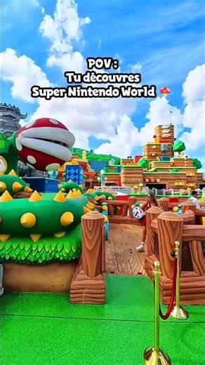 POV : tu découvres Super Nintendo World 🍄