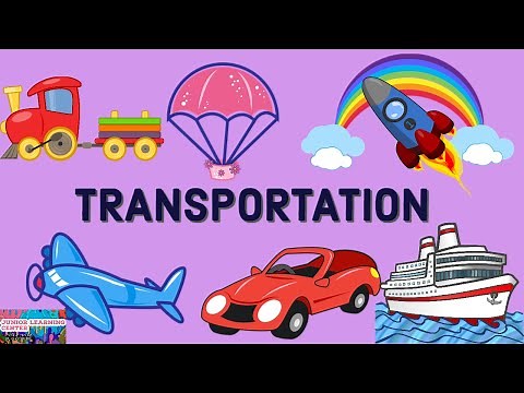 Transportation for Kids- Modes of Transport with Sound | Kids Vocabulary Transport Vehicles