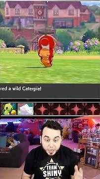 I found a FIRE TYPE Caterpie and a SHINY ZACIAN?!