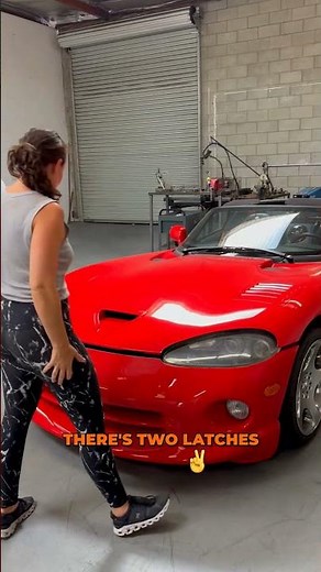how to open hood on dodge viper #dodgeviper #viper #dodgeram #wifeandhusbandrelationship #howto