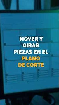 Mover y rotar piezas en el plano de corte con Cortecloud