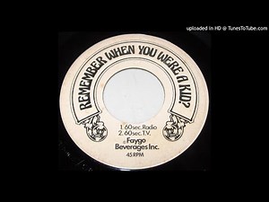 Faygo Soda Pop TV & Radio Commercial Spot 45-1970s "Remember When You Were a Kid"