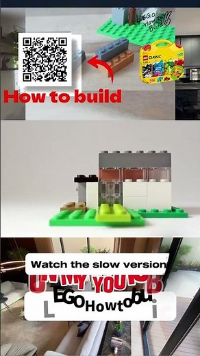 Learn how to build a Modern Architect House using Lego classic 10713 家の作り方 #lego #レゴ #legomoc