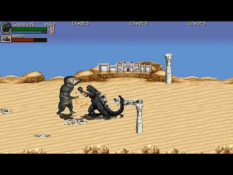 Godzilla - Ultraman - Gamera!!! - Full Gameplay (Godzilla)