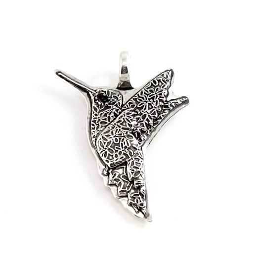 Sterling Silver Hummingbird Pendant for Hummingbird Lovers 1091ap - Etsy