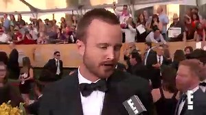 Aaron Paul Jet Sets for SAG Awards