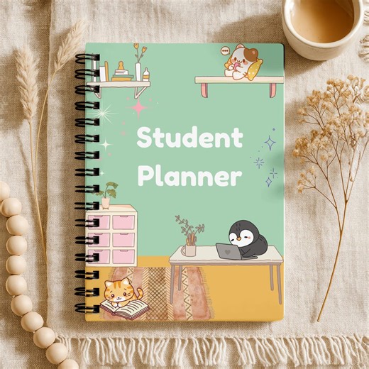 A5 Student Planner: Kawaii School Organizer With Assignment Tracker - Etsy