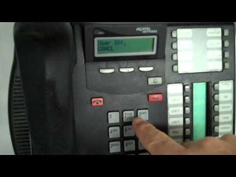 BCM50 Programming Login from phone set