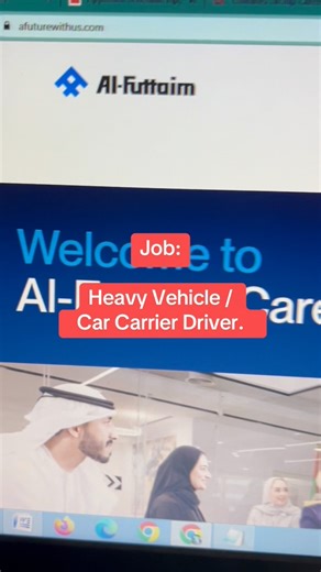 Heavy Vehicle / Car Carrier Driver Job in UAE 🇦🇪 | Najmat Deira Typing Services