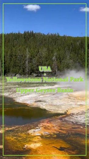 USA·Yellowstone National Park· Upper Geyser Basin（黃石國家公園・上間歇泉盆地）#usa #yellowstone #uppergeyserbasin