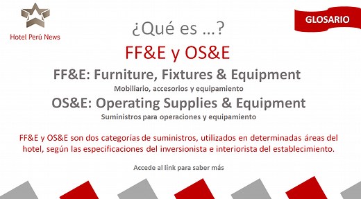 ¿Qué es FF&E y OS&E? - Hotevia | por Javier Baz