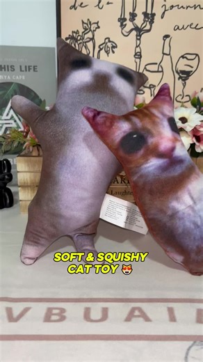 It’s cuddle time! You’re wrapping yourself in this super soft cat plush and feeling all the cozy vibes.#plushies#cutecat#stuffedanimals#toysforkids#cuddlytoys