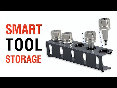 Smart CNC tool storage