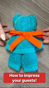 Teddy Bear Towel Hack This original video was produced by Network Media LLC Productions, Rick Lax and Jennie Carroll | Home Hacks & Easy Snacks