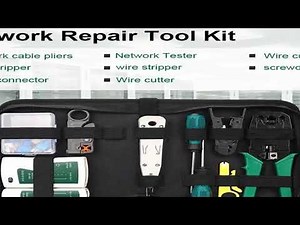 ONTi Network Tool Kit Professional Portable Ethernet Computer Maintenance LAN Cable Tester Crimper C