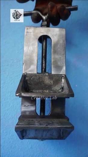 🔥 The Homemade Tool Welders Can’t Stop Talking About – DIY Metal Bench Vise! #shorts