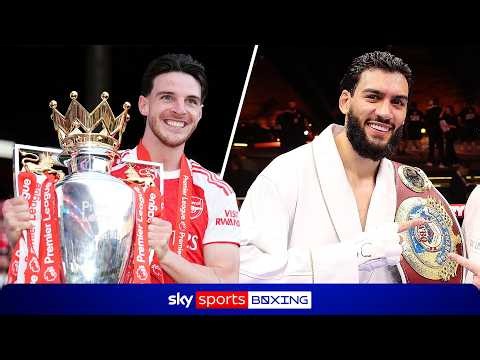 Hamzah Sheeraz reveals Declan Rice phone call 20 minutes before world title fight! 📱