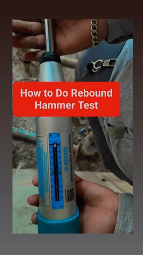 civil engineering on Instagram: "The Rebound Hammer Test is a non-destructive test (NDT) used to assess the surface hardness and estimate the compressive strength of concrete . . . . . . . . . . . . . . . #ndt #strength #civilengineer #civilengineering #engineer #engineering #SiteWork #site #building #buildings #Construction #concrete #column #BuildingTheFuture #like4like #insta #IndianConstruction #insta #ViralReels #constructionsite #study #student"