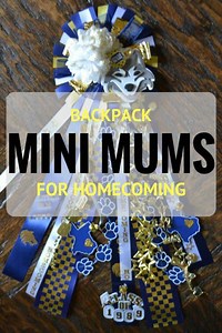 Mini Homecoming Mums - Crafts - Tried and True by Trista