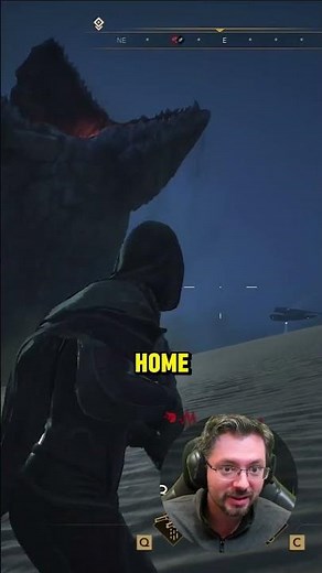Sandworm Eats Player in Dune Awakening