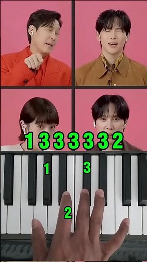 Squid Game Mic Drop Acapella Easy Piano Tutorial #shorts #pianotutorial #squidgame