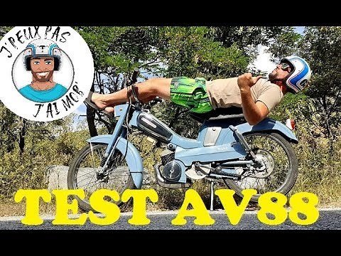 Test - Essais Motobécane AV88 - 1978