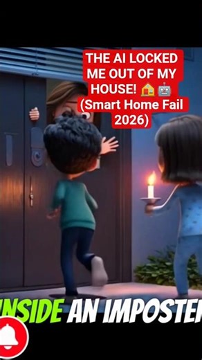THE AI LOCKED ME OUT OF MY HOUSE! 🏠🤖 (Smart Home Fail 2026) #shortvideo