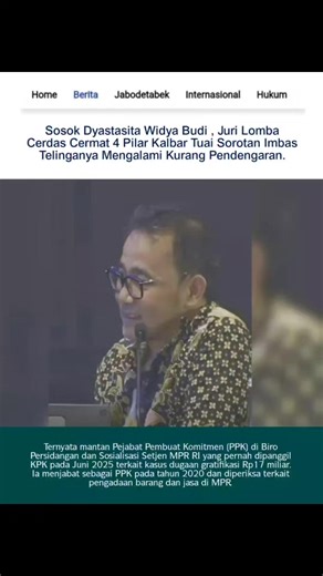 Dyastasita Widya Budi: Kontroversi Juri Lomba Cerdas Cermat 4 Pilar
