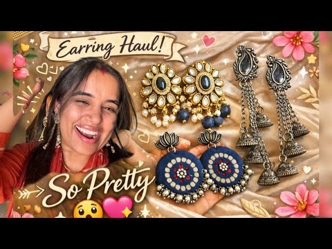 “So Many Earrings Under Budget 😱 | Trending Earrings Haul | Must Have Collection 💍”