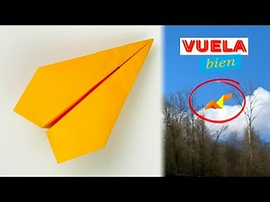 Cómo hacer un avión de papel [Origami fácil]