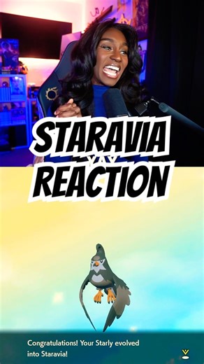 My reaction to Staravia in Pokemon Legends Arceus #pokemon #gaming