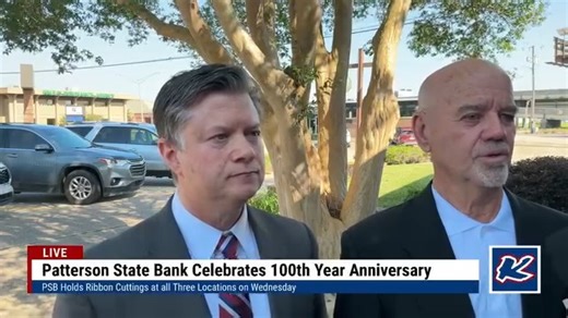 Patterson State Bank Celebrates 100th Year Anniversary with Ribbon Cuttings at all Three Locations on Wednesday | KQKI 95.3 FM