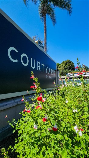 It's the little details that make the difference... but this one is kind of a big detail. | Courtyard by Marriott Anaheim Theme Park Entrance