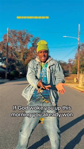 If God woke you up this morning you already won 🏆 #christianrap