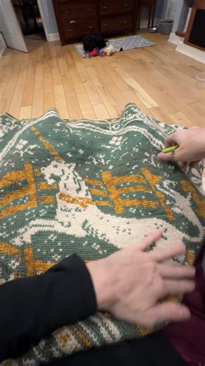 Finishing My Unicorn Tapestry Sweater Project!