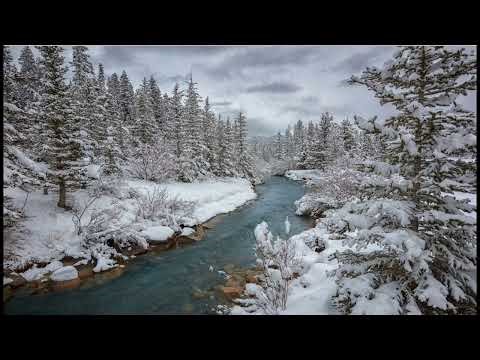 Snowy river sounds ❄️