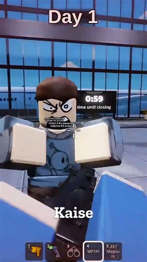 Spot the Criminal or Die😱 -Airport security #roblox