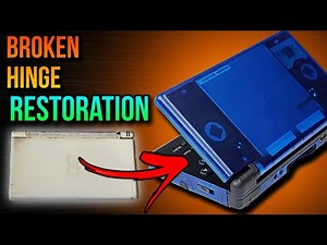 Broken Hinge DS Lite SHELL SWAP! Repairing a Broken DS Lite