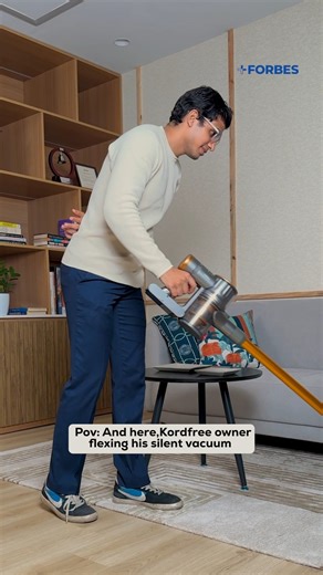 Powerful clean, zero noise. Meet the cordless vacuum that doesn’t wake the house. 🤫🌀 [ ForbesK20, Super Silent Clean, Cordless Power, Home Cleaning Made Easy, Smart Clean Tech, Eureka Forbes ] | Eureka Forbes